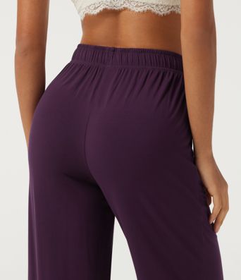 Pantalon de survêtement décontracté taille haute à cordon, coupe droite, avec poches