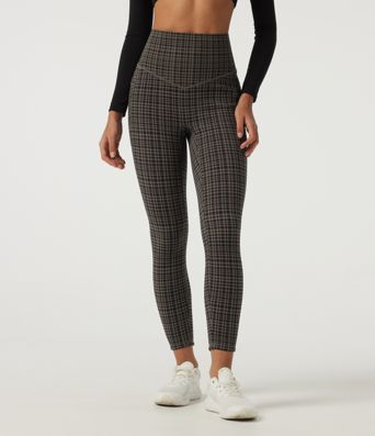 Legging de sport Halara UltraSculpt™ en polaire à carreaux taille haute gainant avec poches Legging de sport Halara UltraSculpt™ en polaire à carreaux taille haute gainant avec poches