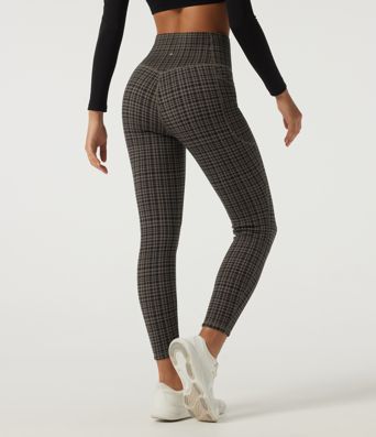 Legging de sport Halara UltraSculpt™ en polaire à carreaux taille haute gainant avec poches Legging de sport Halara UltraSculpt™ en polaire à carreaux taille haute gainant avec poches