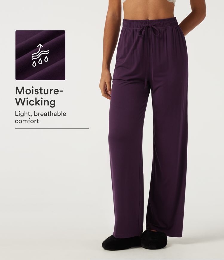High Waisted Drawstring Straight Leg Casual Sweatpants with Pockets High Waisted Drawstring Straight Leg Casual Sweatpants with Pockets