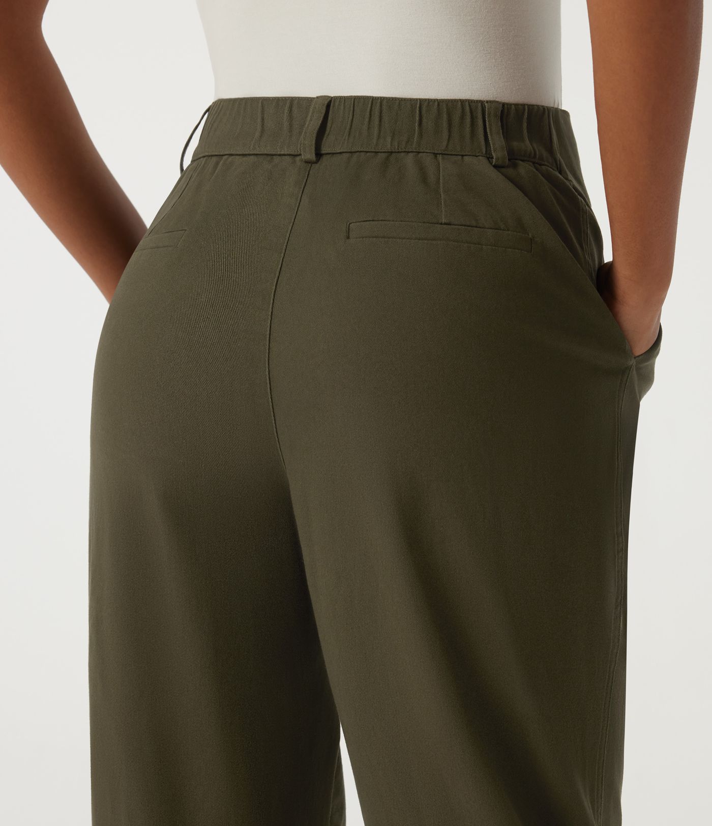 Mid Rise Straight Leg Work Chino Cotton Pants with Pockets Mid Rise Straight Leg Work Chino Cotton Pants with Pockets