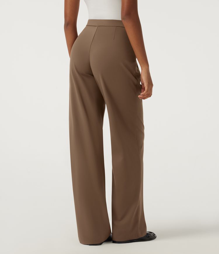 Halara Flex™ DayStretch Mid Rise Straight Leg Work Pants with Pockets Halara Flex™ DayStretch Mid Rise Straight Leg Work Pants with Pockets