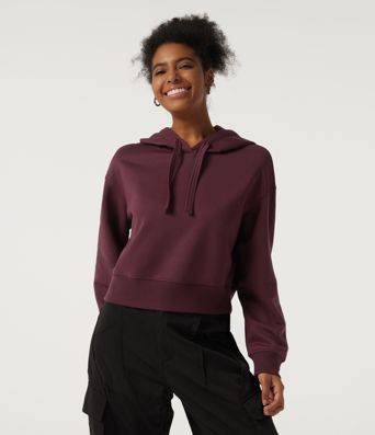 Hooded Long Sleeve Fleece Yoga Sweatshirt Hooded Long Sleeve Fleece Yoga Sweatshirt
