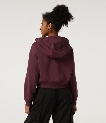 Hooded Long Sleeve Fleece Yoga Sweatshirt Hooded Long Sleeve Fleece Yoga Sweatshirt