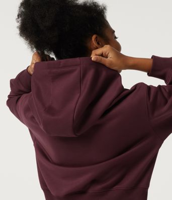 Hooded Long Sleeve Fleece Yoga Sweatshirt Hooded Long Sleeve Fleece Yoga Sweatshirt