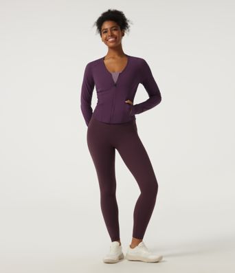 Halara UltraSculpt™ V Neck Long Sleeve Yoga Curvy Jacket with Pockets and Thumbholes