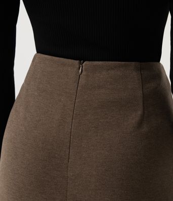 High Waisted Midi Work Pencil Skirt High Waisted Midi Work Pencil Skirt