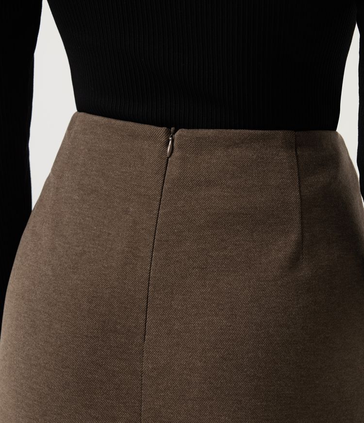 High Waisted Midi Work Pencil Skirt High Waisted Midi Work Pencil Skirt
