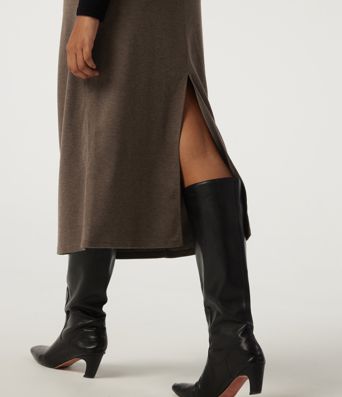 High Waisted Midi Work Pencil Skirt High Waisted Midi Work Pencil Skirt