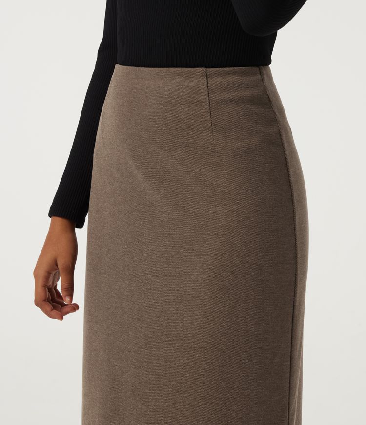 High Waisted Midi Work Pencil Skirt High Waisted Midi Work Pencil Skirt