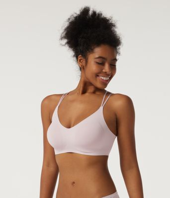 V Neck Adjustable Buckle Casual Bra