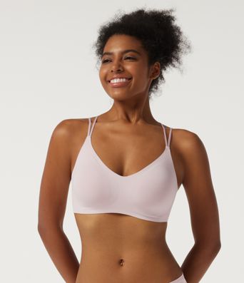 V Neck Adjustable Buckle Casual Bra
