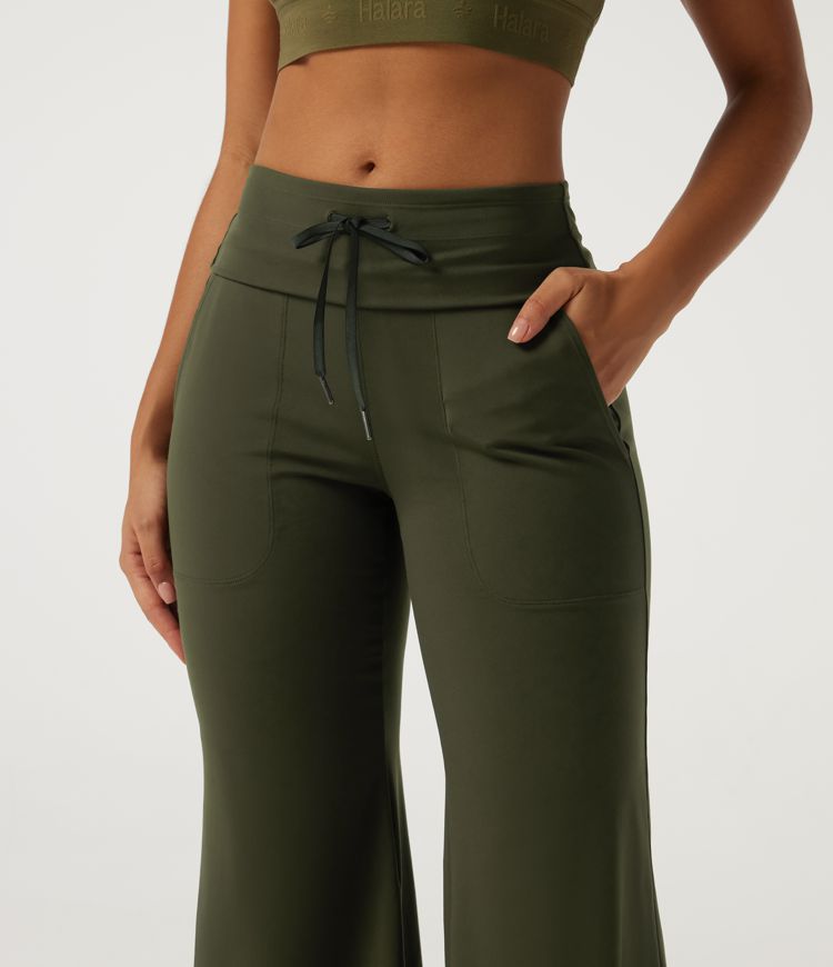 DayStretch Mid Rise Drawstring Workout Pants with Pockets DayStretch Mid Rise Drawstring Workout Pants with Pockets