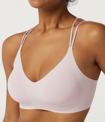 V Neck Adjustable Buckle Casual Bra