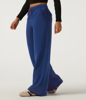 Mid Rise Drawstring Baggy Casual Sweatpants with Pockets