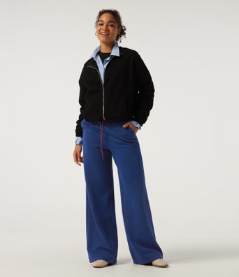 Mid Rise Drawstring Baggy Casual Sweatpants with Pockets