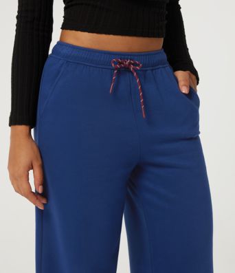 Mid Rise Drawstring Baggy Casual Sweatpants with Pockets