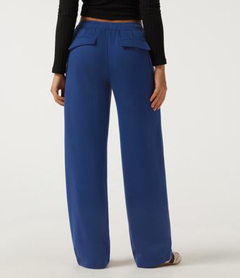 Mid Rise Drawstring Baggy Casual Sweatpants with Pockets