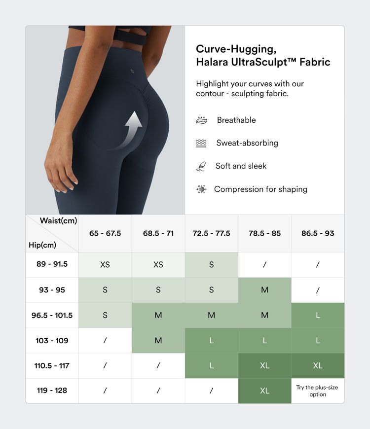 Legging d'entraînement gainant galbant taille haute avec effet scrunch et poches Halara UltraSculpt™