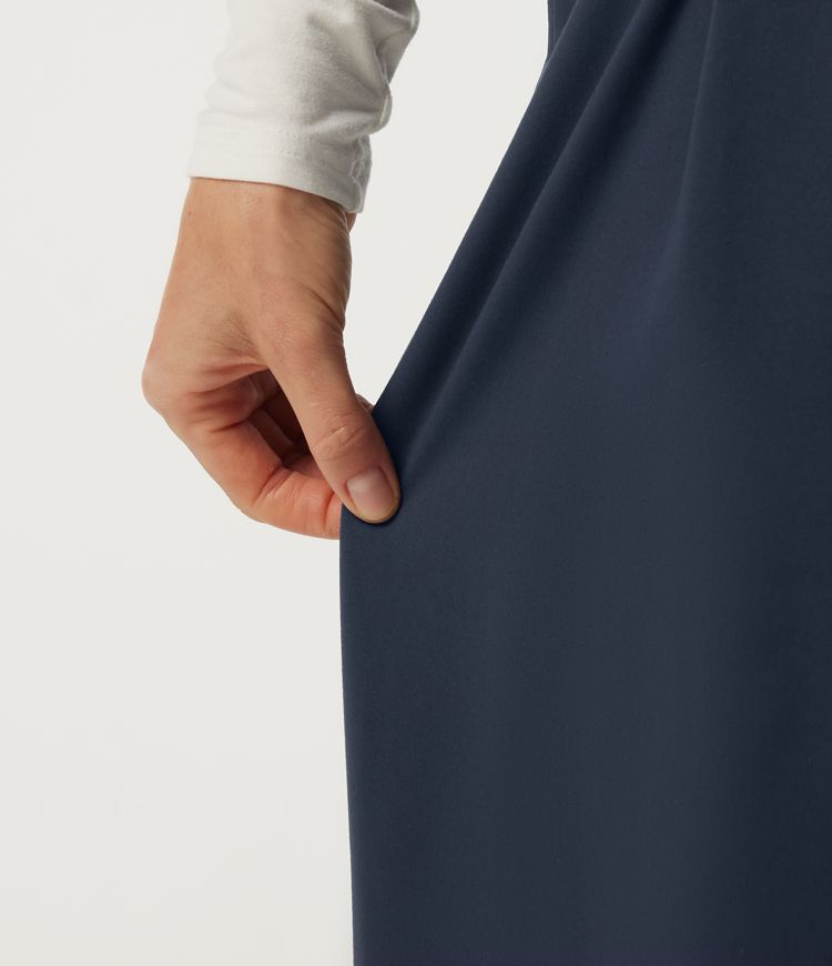 Halara DayStretch™ Mid Rise Barrel Leg Asymmetric Work Pants with Pockets