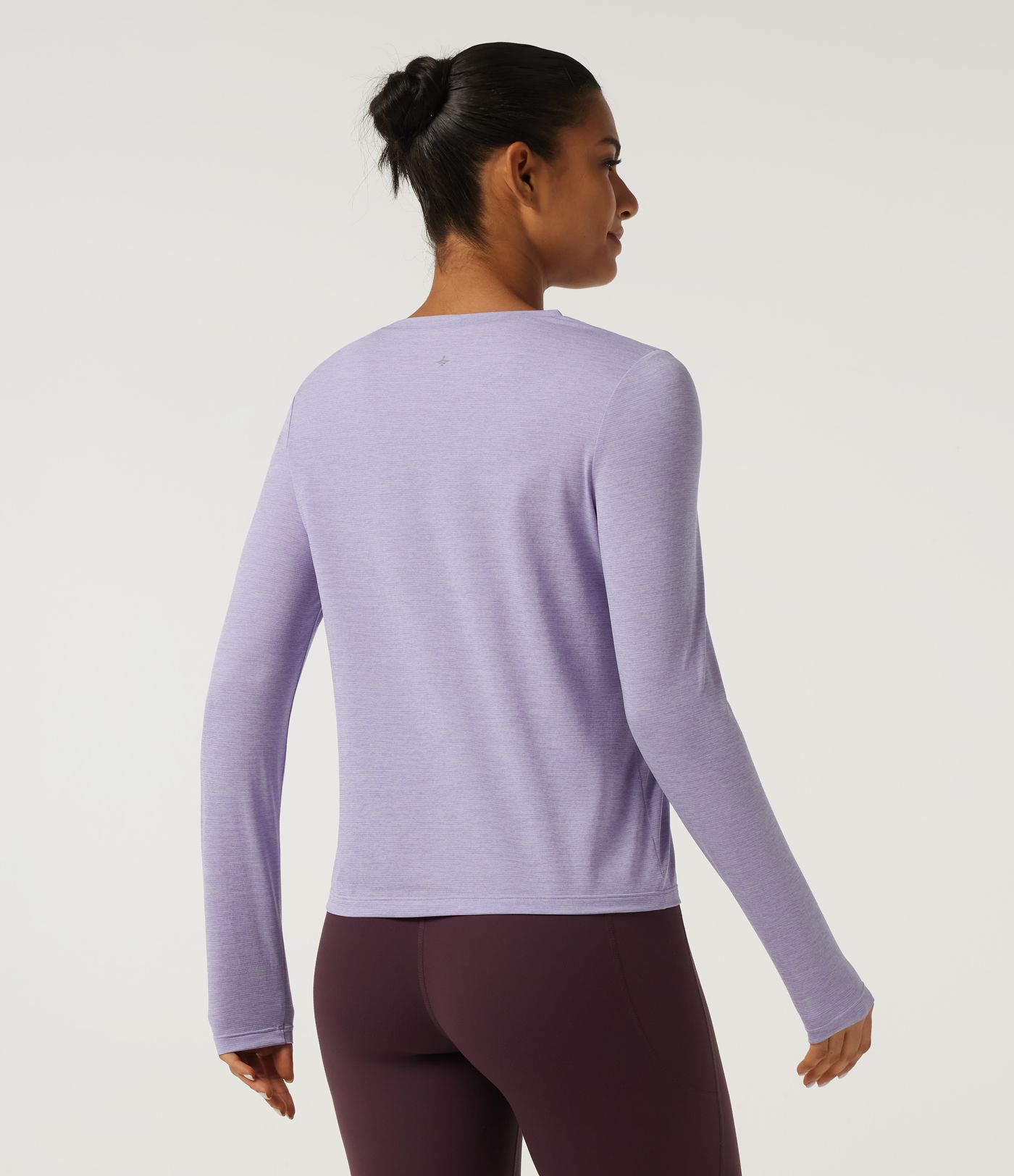 Round Neck Long Sleeve Quick Dry Yoga Top