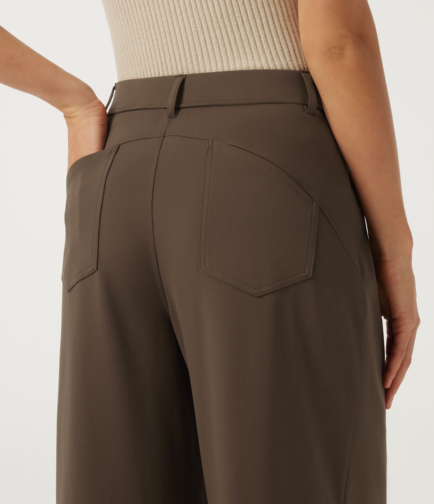 Halara DayStretch™ Mid Rise Baggy Work Pants with Pockets
