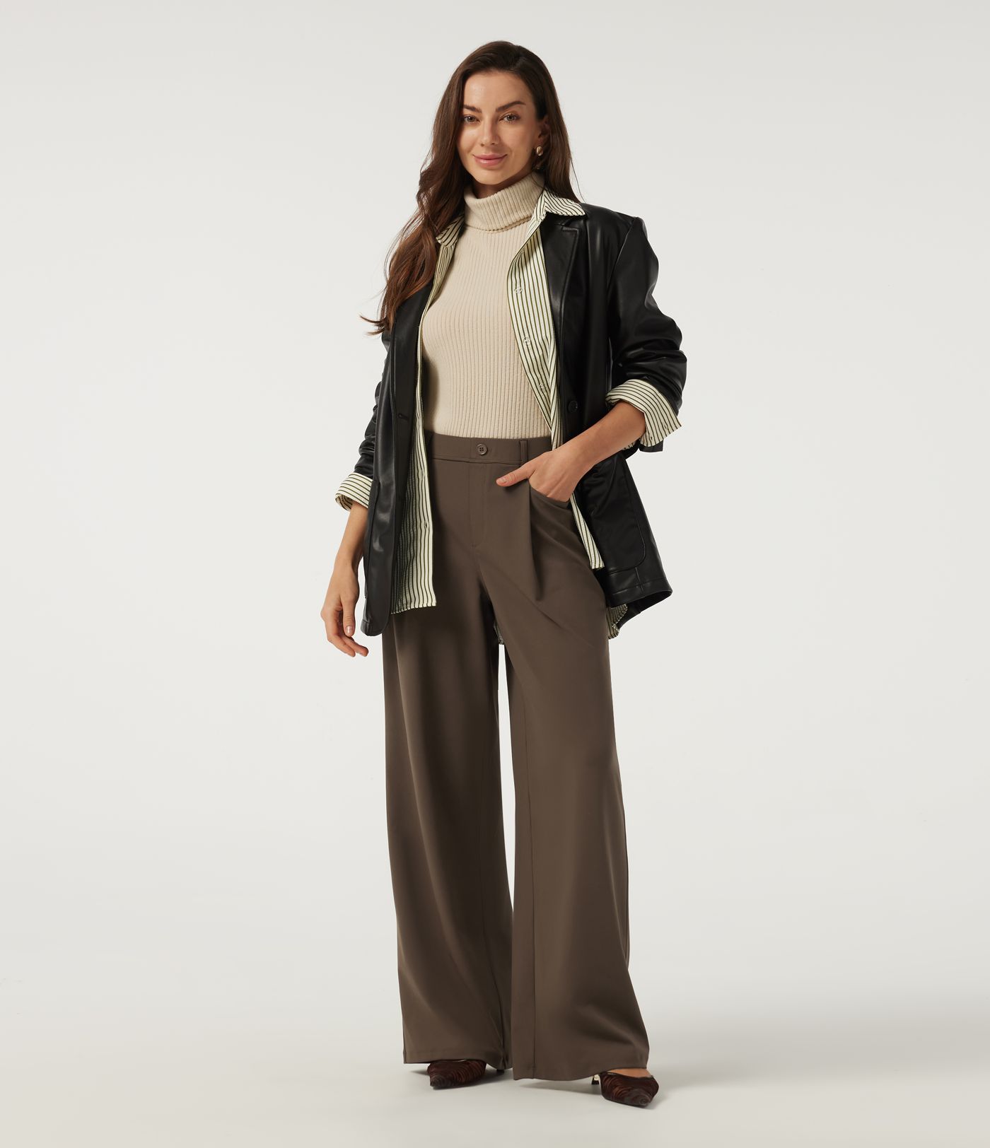 Halara DayStretch™ Mid Rise Baggy Work Pants with Pockets