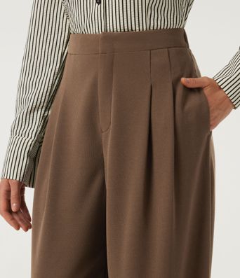Halara Flex™ High Waisted Barrel Leg Waffle Work Pants with Pockets