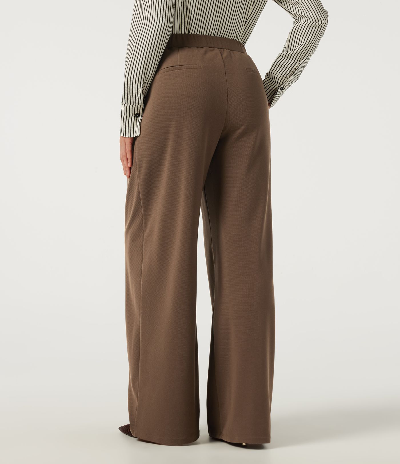 Halara Flex™ High Waisted Barrel Leg Waffle Work Pants with Pockets
