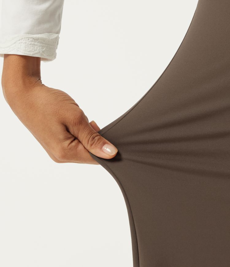 Halara DayStretch™ High Waisted Tummy Control Crossover Wide Leg Casual Pants with Pockets Halara DayStretch™ High Waisted Tummy Control Crossover Wide Leg Casual Pants with Pockets