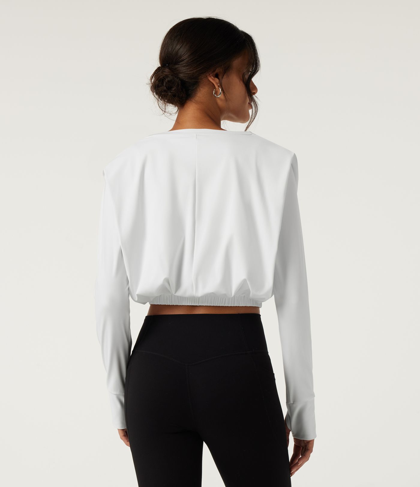 SoftlyZero™ Airy V Neck Long Sleeve Yoga Sports Top with Thumbholes