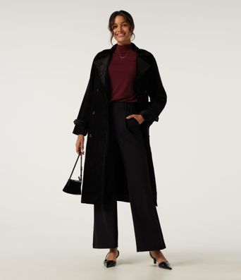 Mock Neck Long Sleeve Work Top