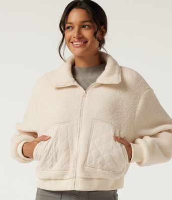 Lapel Long Sleeve Casual Sherpa Jacket with Pockets Lapel Long Sleeve Casual Sherpa Jacket with Pockets