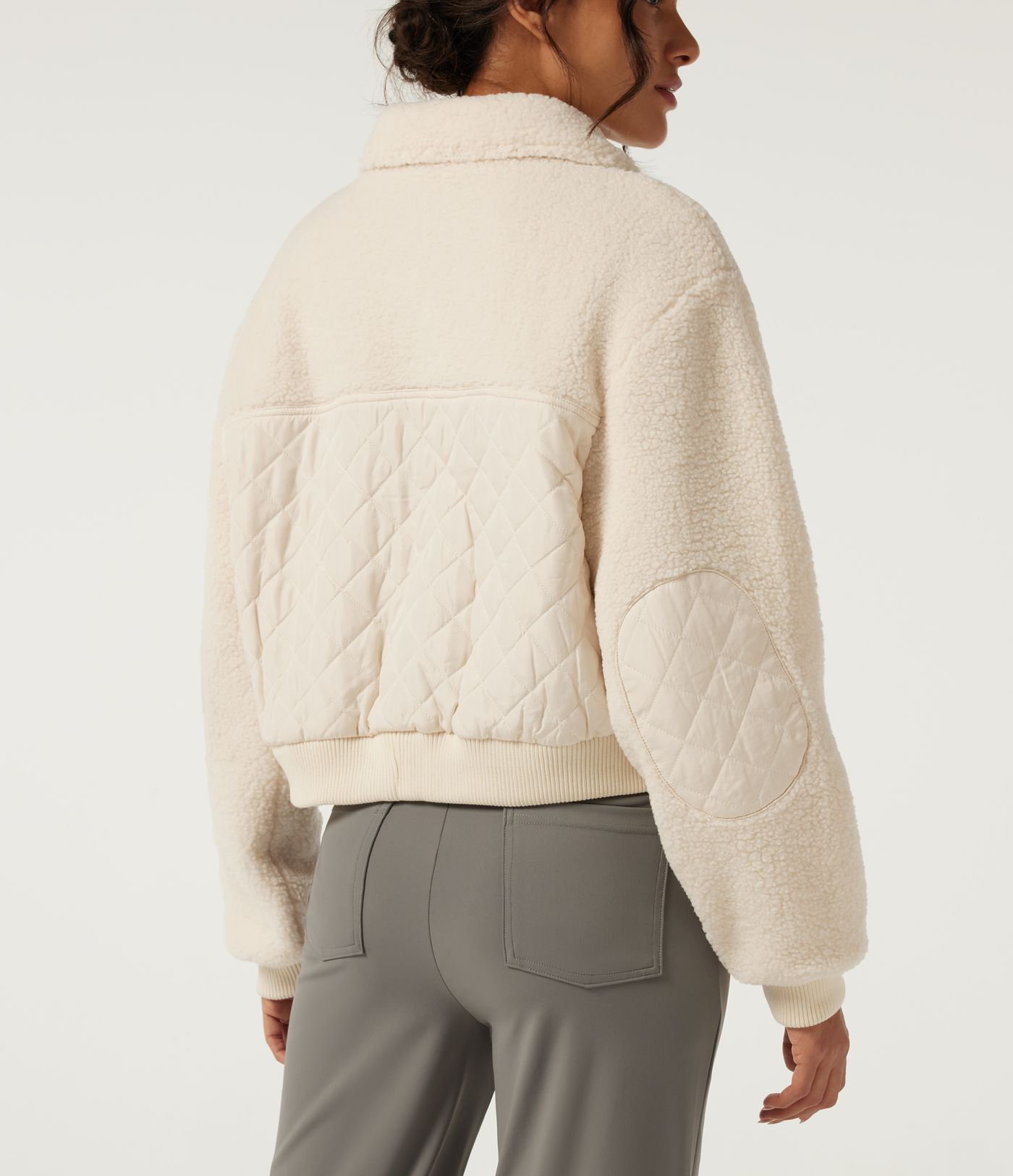 Lapel Long Sleeve Casual Sherpa Jacket with Pockets Lapel Long Sleeve Casual Sherpa Jacket with Pockets