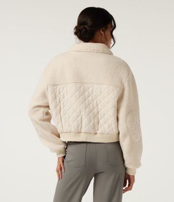 Lapel Long Sleeve Casual Sherpa Jacket with Pockets Lapel Long Sleeve Casual Sherpa Jacket with Pockets