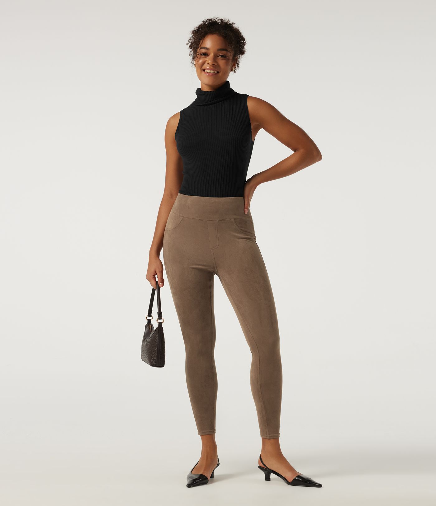 High Waisted Skinny Casual Leggings with Pockets