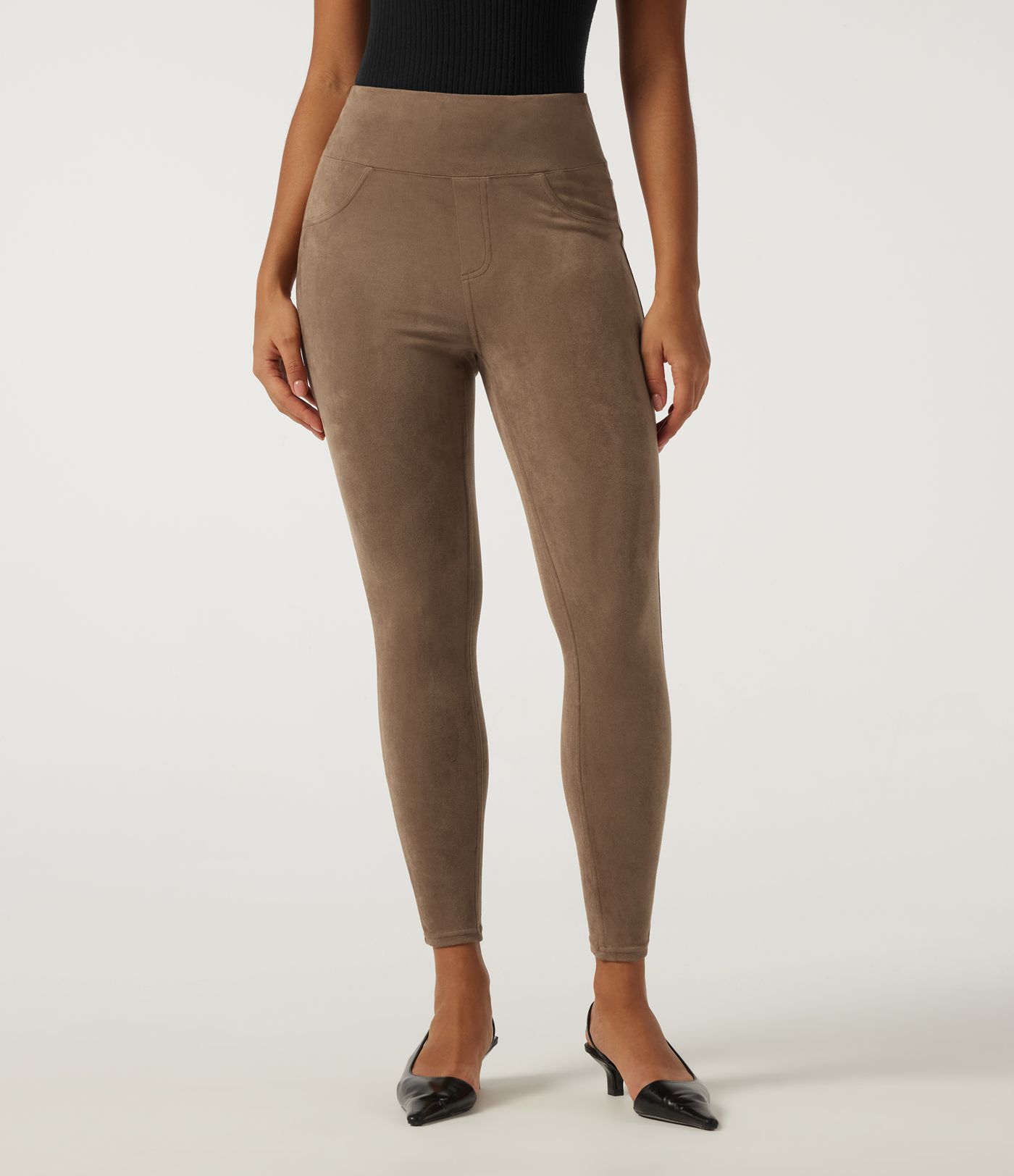 High Waisted Skinny Casual Leggings with Pockets