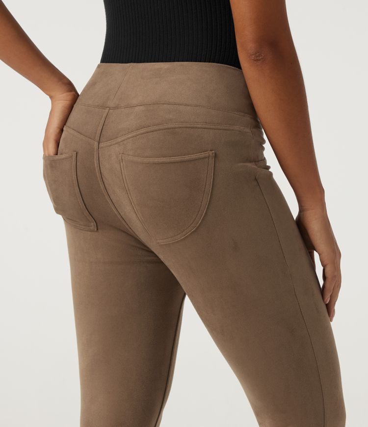 High Waisted Skinny Casual Leggings with Pockets