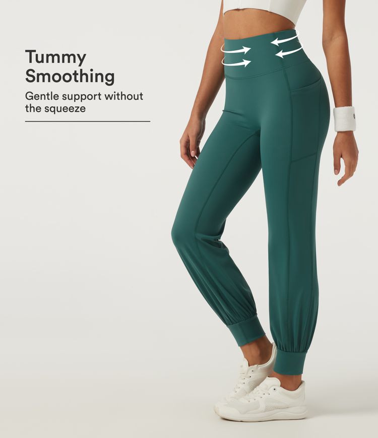 Speedwave™ Air High Waisted Tummy Control Quick Dry Running Joggers with Pockets