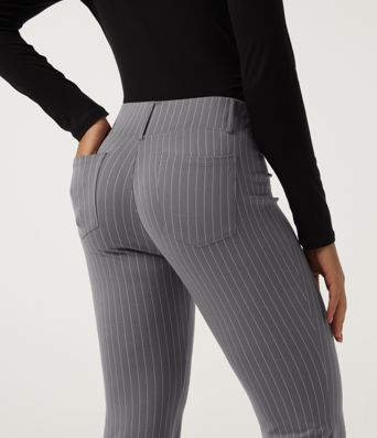 Halara Flex™ Low Rise Stripe Flare Work Pants with Pockets