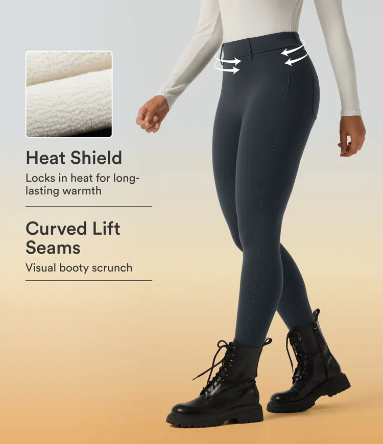 Halara UltraSculpt™ Extra Heat High Waisted Skinny Casual Leggings with Pockets