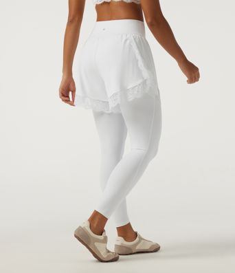SoftlyZero™ Airy High Waisted Tummy Control Skinny Contrast Lace InstantCool Dance Leggings with Pockets SoftlyZero™ Airy High Waisted Tummy Control Skinny Contrast Lace InstantCool Dance Leggings with Pockets