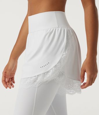 SoftlyZero™ Airy High Waisted Tummy Control Skinny Contrast Lace InstantCool Dance Leggings with Pockets SoftlyZero™ Airy High Waisted Tummy Control Skinny Contrast Lace InstantCool Dance Leggings with Pockets