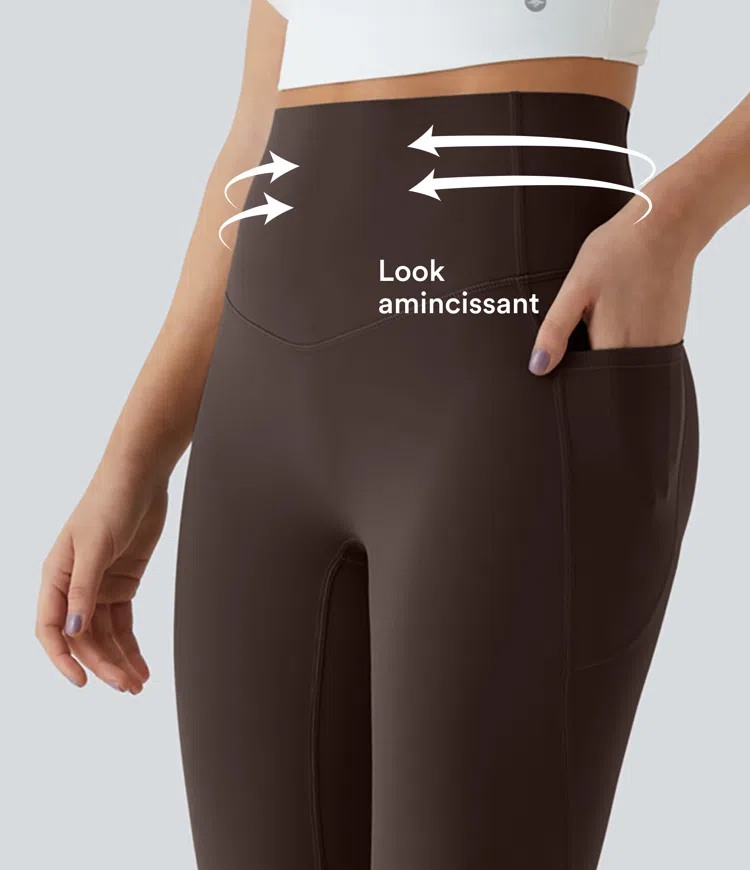 Hot Fudge Legging d'entraînement gainant taille haute avec poches Halara UltraSculpt™ / 2