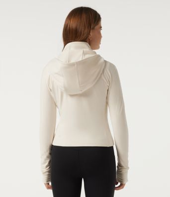 PuffFlex Wrinkle Recovery Hooded Quilted Casual Padded Jacket with Pockets and Thumbholes