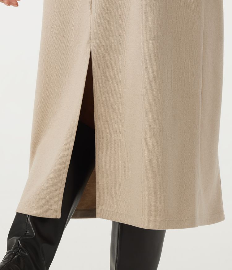 High Waisted Midi Casual Skirt High Waisted Midi Casual Skirt