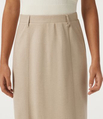 High Waisted Midi Casual Skirt High Waisted Midi Casual Skirt
