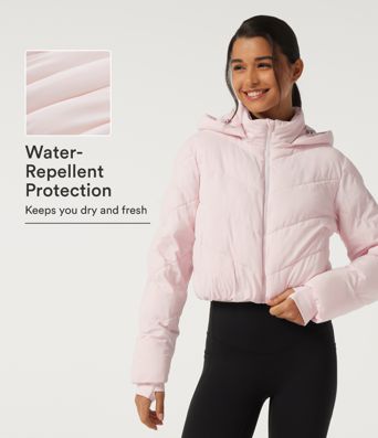 PuffFlex Hooded Long Sleeve Casual Padded Jacket with Pockets PuffFlex Hooded Long Sleeve Casual Padded Jacket with Pockets
