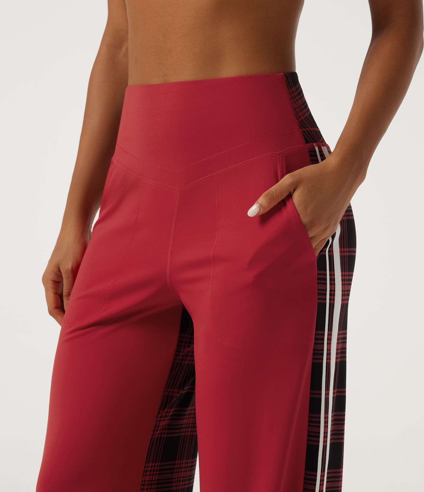 Halara UltraSculpt™ High Waisted Tummy Control Straight Leg Plaid Yoga Pants with Pockets Halara UltraSculpt™ High Waisted Tummy Control Straight Leg Plaid Yoga Pants with Pockets