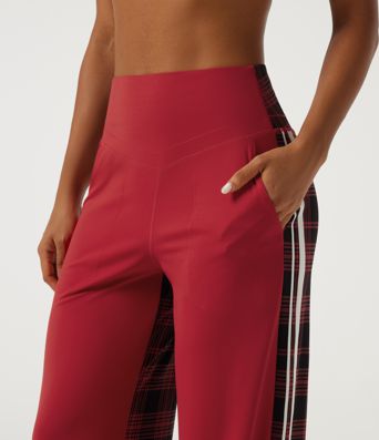 Halara UltraSculpt™ High Waisted Tummy Control Straight Leg Plaid Yoga Pants with Pockets Halara UltraSculpt™ High Waisted Tummy Control Straight Leg Plaid Yoga Pants with Pockets